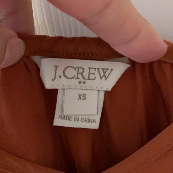 J Crew deep rust romper with pockets size XS - Picture 3 of 7